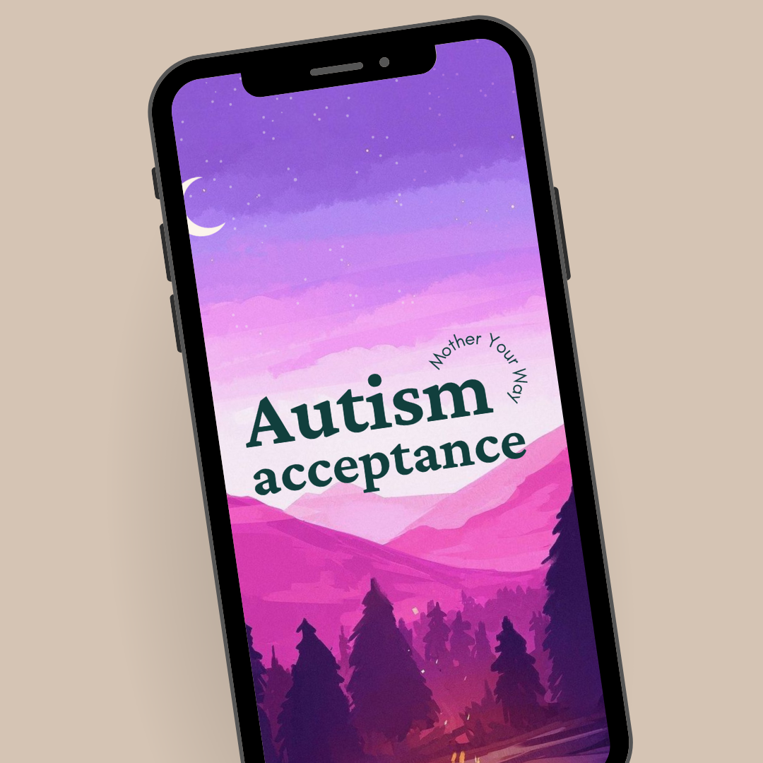 Phone Wallpaper: Autism Acceptance #3