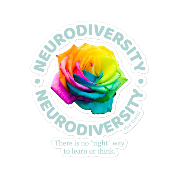 "Neurodiversity Theres no right way to think or learn" Sticker