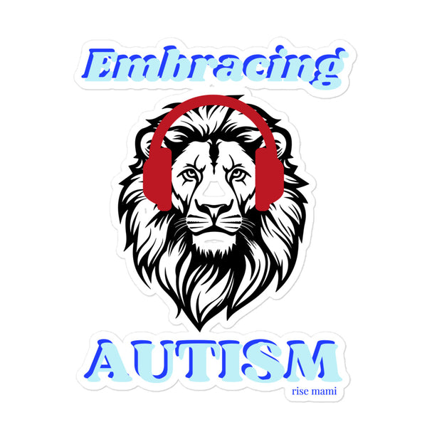 Embracing Autism" Sticker