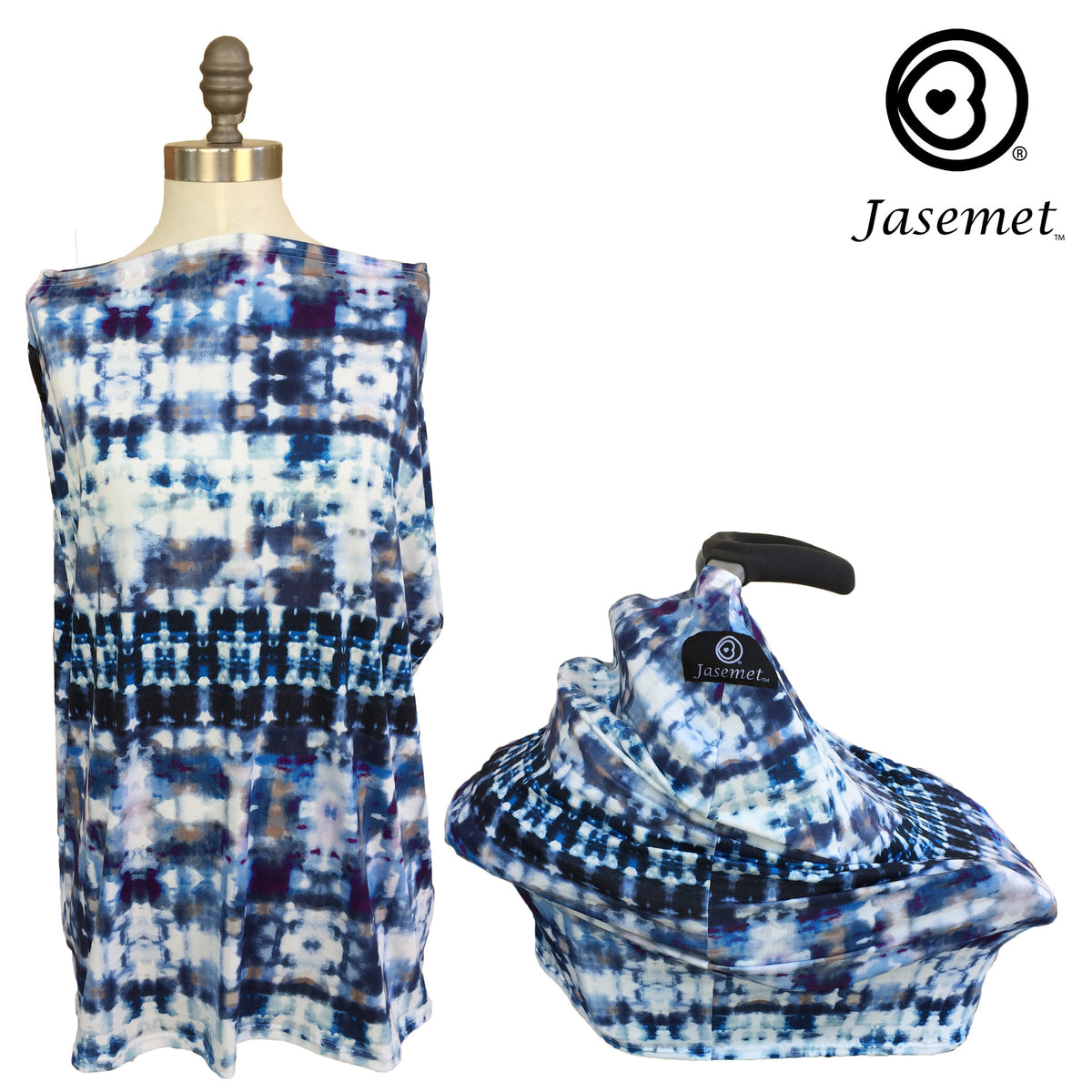 Jasemet Cover - TIE-DYE BLUE